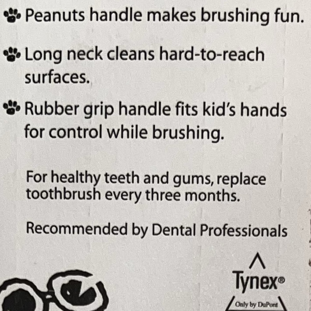 ❌NEW Snoopy & Gang Peanuts 2 Pk Toothbrushes Vintage Soft Kids Collectible - Picture 5 of 8